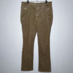 Lauren Ralph Lauren Women’s Corduroy Mid Rise Straight Pants Tan Size 14